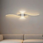 Zd150b lampa scienna kinkiet biały 60cm   ciepły biały
