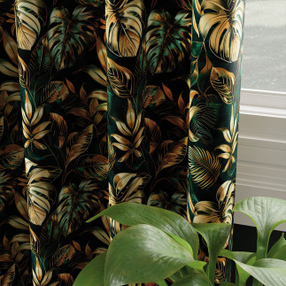 Selva tkanina dekoracyjna velvet, 150cm, kolor 017 petrol