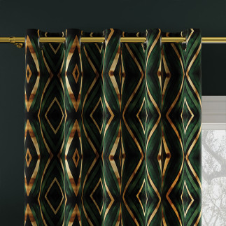 Tkanina dekoracyjna Diament Velvet 150cm Zielony 002 EAN: 5906450013469