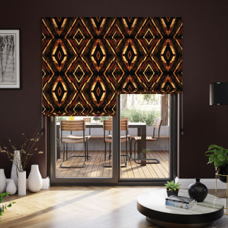 Diamentem tkanina dekoracyjna velvet, 150cm, kolor 011 rudo-miedziany