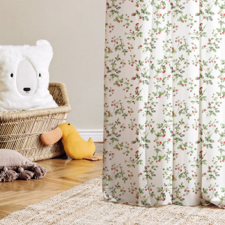 Poziomki Tkanina Dekoracyjna Nina Wodoodporna 160cm Biała EAN: 5906450012998