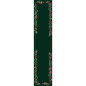 Bieżnik wodoodporny Jarzębina Nina zielony 38x180cm EAN: 5906450011465