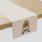 Bieżnik Vintage Samochód Wodoodporny 38x140cm Beżowy - EAN: 5906450011700