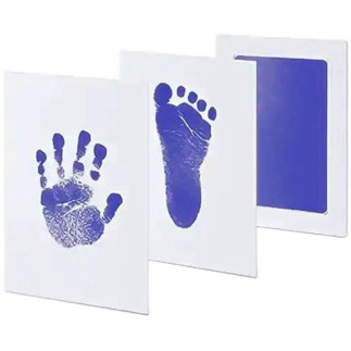 Da82a niebrudzący odcisk rączki stópki    8x12,5 blue