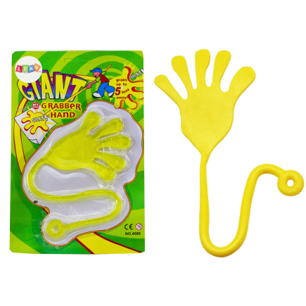 Lepka rączka łapka elastyczna glut slime żółta