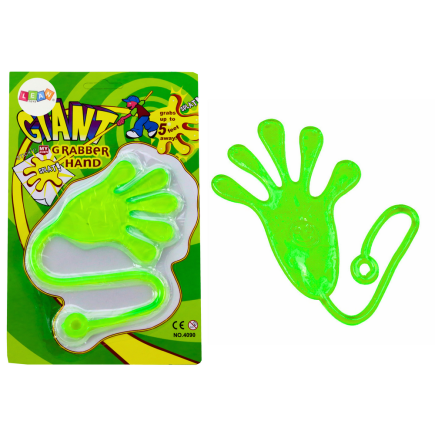 Lepka rączka łapka elastyczna glut slime zielona
