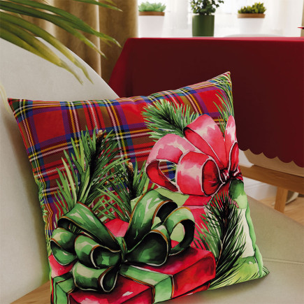 Prezenty poszewka dekoracyjna velvet, 40x40cm, kolor 003 czerwony