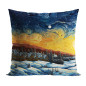 Miasteczko poszewka dekoracyjna velvet, 40x40cm, kolor wielokolorowy EAN: 5906450011809