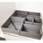 Zestaw 6 organizerów do szafy Ag126k | EAN: 5907621854485