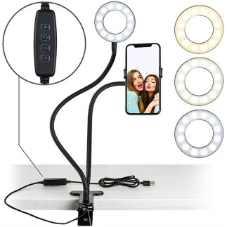 Zd67f lampa pierścieniowa do selfie       uchwyt