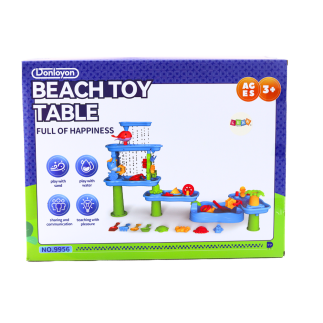 Duży interaktywny stolik park wodny do piasku foremki młynki