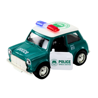 Classic Policja Autko 1:38 z Dźwiękiem i Światłem Zielone EAN: 5905991029533