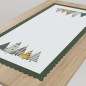 Pastelowe Choinki Bieżnik Nina Wodoodporny, 50x100cm, Kolor 009 Wielokolorowy - EAN: 5906450011434