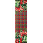 Bieżnik wodoodporny Nina 38x140cm czerwony - EAN: 5906450011724