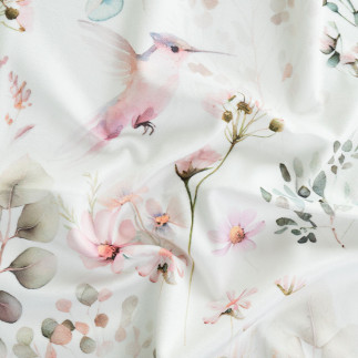 Polina tkanina dekoracyjna velvet, 150cm, kolor 013 różowy