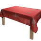 Klasyczny obrus świąteczny czerwony 140x260 cm - EAN: 5906450004146