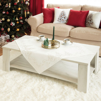 Świąteczny blask serweta, szerokość 85cm x wysokość 85cm, kolor 001 biały