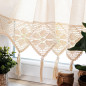 Rachela zazdrostka gotowa z ażurem 100x45cm kremowa EAN: 5907693284883