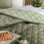 Jodełka narzuta dekoracyjna 170x210cm szarozielona EAN: 5906450006232
