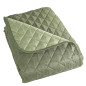 Jodełka narzuta dekoracyjna 170x210cm szarozielona EAN: 5906450006232