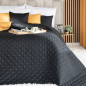 Jodełka Narzuta Dekoracyjna 170x210cm Czarna EAN: 5906450006195 Jodełka Narzuta Dekoracyjna 170x210cm Czarna EAN: 5906450006195