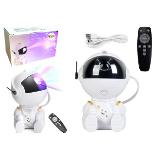 Projektor astronauta z gwiazdą led usb pilot sterujący