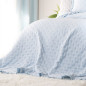 Narzuta dekoracyjna Werona z falbaną 170x210cm baby blue EAN: 5906450005051 Narzuta dekoracyjna Werona z falbaną 170x210cm baby blue EAN: 5906450005051