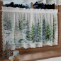 Zazdrostka woalowa Las zimą 100x60cm zielona EAN: 5906450012684