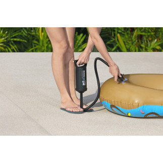 Pompka ręczna Bestway 30cm 62002 EAN: 6941607343333 - idealna do napełniania basenów i zabawek wodnych!