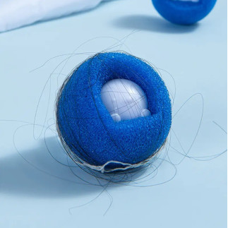 Ag895 gąbka do prania antykłaczki  blue