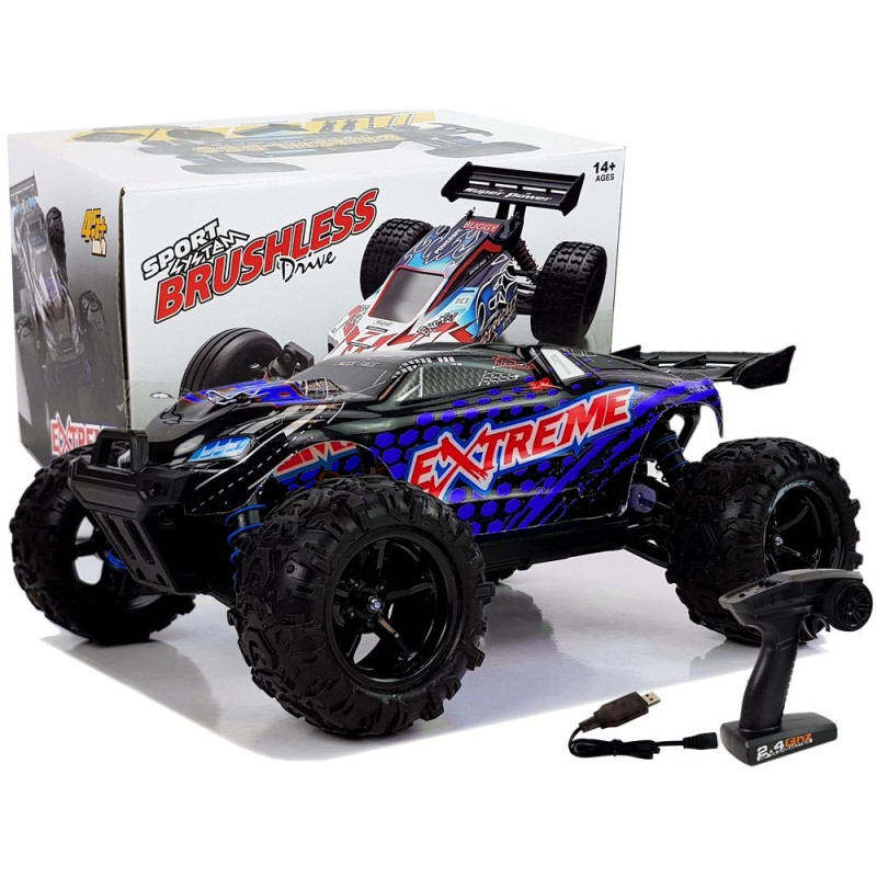 Auto rajdowe wyścigowe zdalnie sterowane Enoze 9302E 1:18 niebieskie 45 km/h - EAN: 5903802458077 Auto rajdowe wyścigowe zdalnie sterowane Enoze 9302E 1:18 niebieskie 45 km/h - EAN: 5903802458077