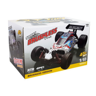 Auto rajdowe wyścigowe zdalnie sterowane Enoze 9302E 1:18 niebieskie 45 km/h - EAN: 5903802458077