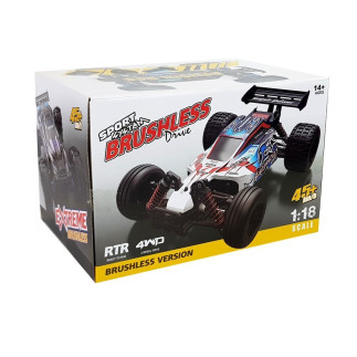 Auto Terenowe Buggy Zdalnie Sterowane 1:18 Żółty ENOZE 9303E 45 km/h