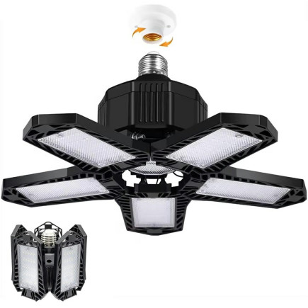 Zd127 lampa sufitowa składana led e27