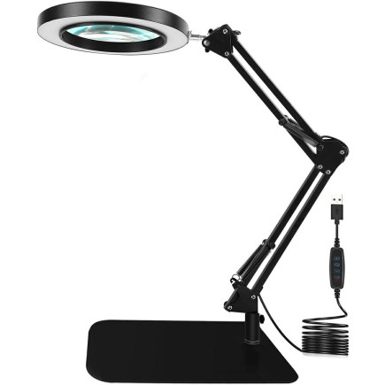 Lampka lupa kosmetyczna biurkowa Zd141 EAN: 5907621853495 - idealne oświetlenie i powiększenie do Twojej pielęgnacji.