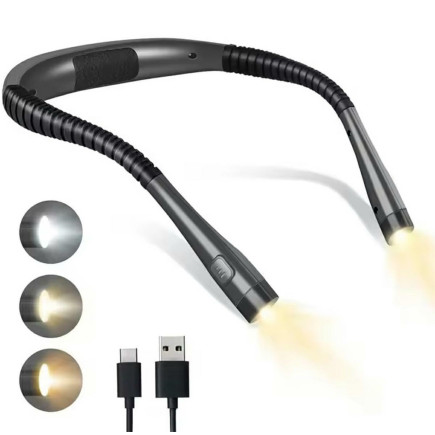 Da244 Lampka LED na Szyję do Czytania Czarna - EAN: 5907621853112