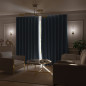 Super Blackout Tkanina Dekoracyjna 100% Blackout 300cm Niebieska, Kolor 019, EAN: 5907693267930