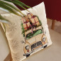 Vintage Samochód Poszewka Dekoracyjna Velvet 40x40cm Beżowa EAN: 5906450011717