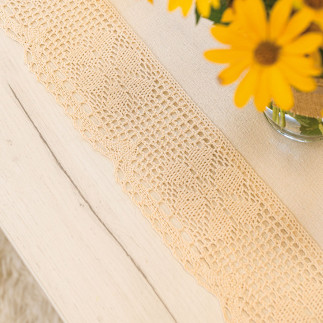 Rachela bieżnik z ażurem, szerokość 50 x wysokość 100cm, kolor 012 kremowy