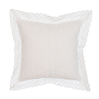Iness poszewka ażurowa, szerokość 40 x wysokość 40cm, kolor 001 biały