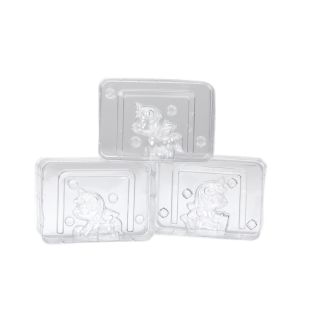 Zestaw kreatywny artystyczny jednorożec 3d gips farbki