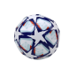 Piłka 24 cm do piłki nożnej biała wzór gwiazdy rozmiar 5