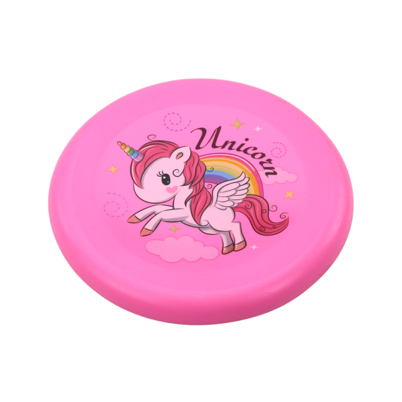 Latający dysk Frisbee Jednorożec Różowy 20 cm | EAN: 5905991003656