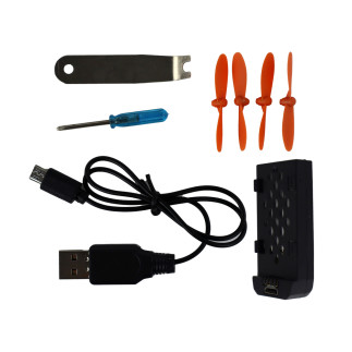 Dron zdalnie sterowany światła pokrowiec pomarańczowy