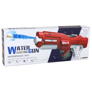 Duży pistolet na wodę czerwony 750ml okulary