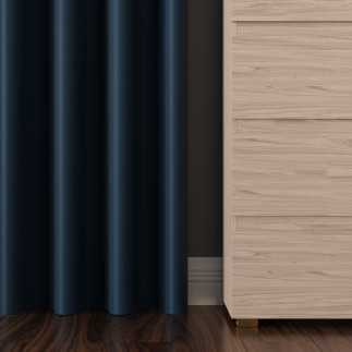 Zasłona Dona blackout granatowa 140x250 cm na przelotkach, EAN: 5907693262089