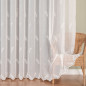 Firanka haftowana naturalna 290cm ze wzorem po całości, kolor 011, EAN: 5907693280885