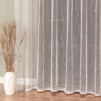 Firanka fantazyjna, wysokość 280cm, kolor 001 ciepły beżowy