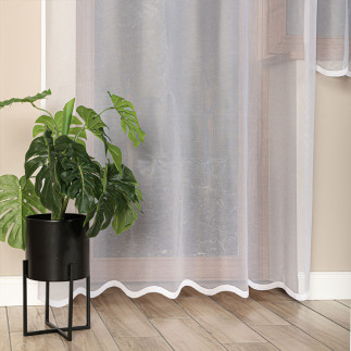 Elza Firanka Żakardowa Biała 145x230cm Gotowa na Prosto, EAN: 5906450924604