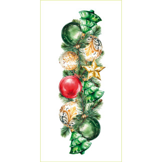 Bombki Bieżnik Nina Wodoodporny 60x120cm Wielokolorowy EAN: 5906450925748